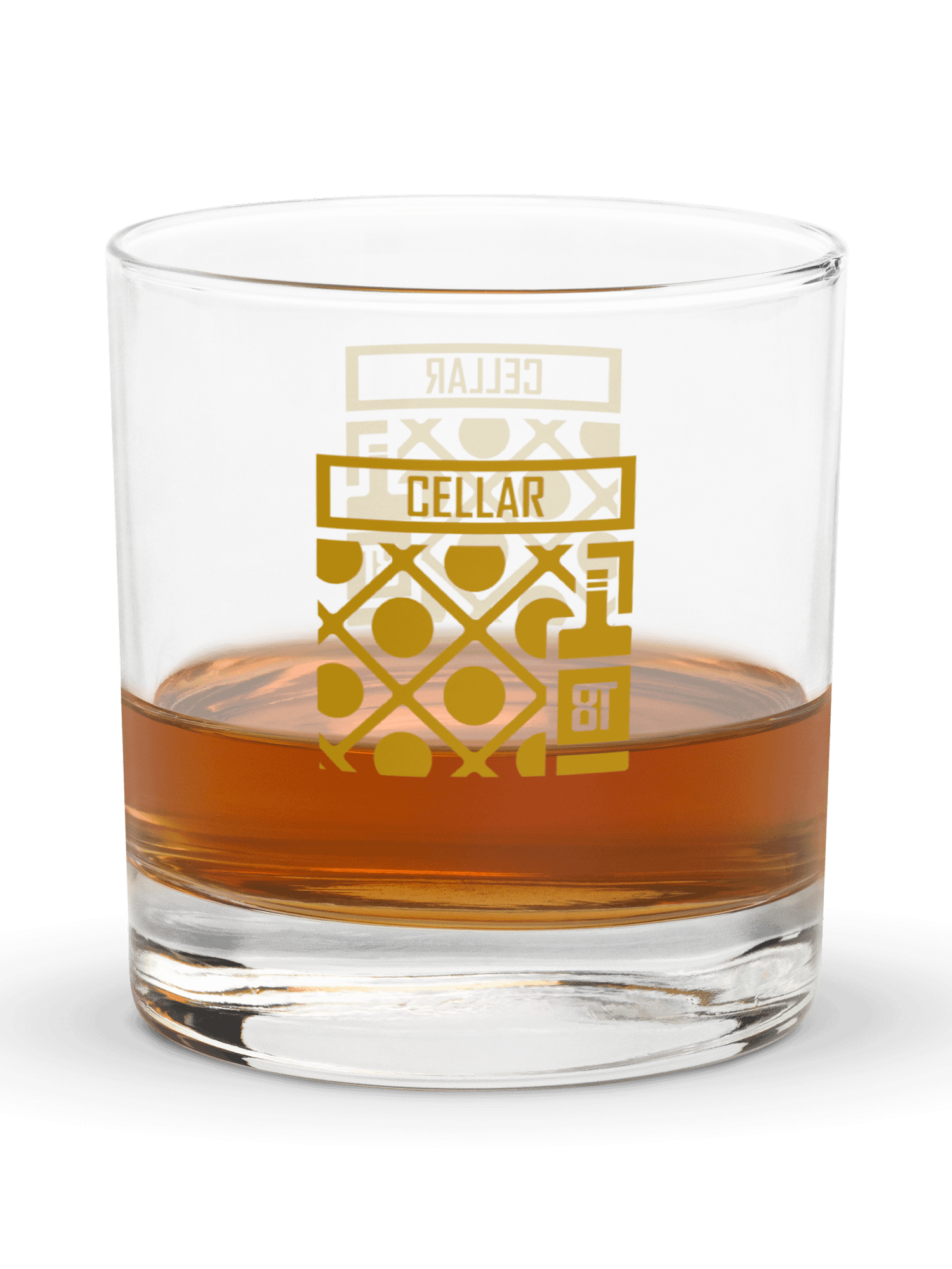 Cellar 8T Whisky - Smoked Honey Gold - Rocks Glass product image (7)