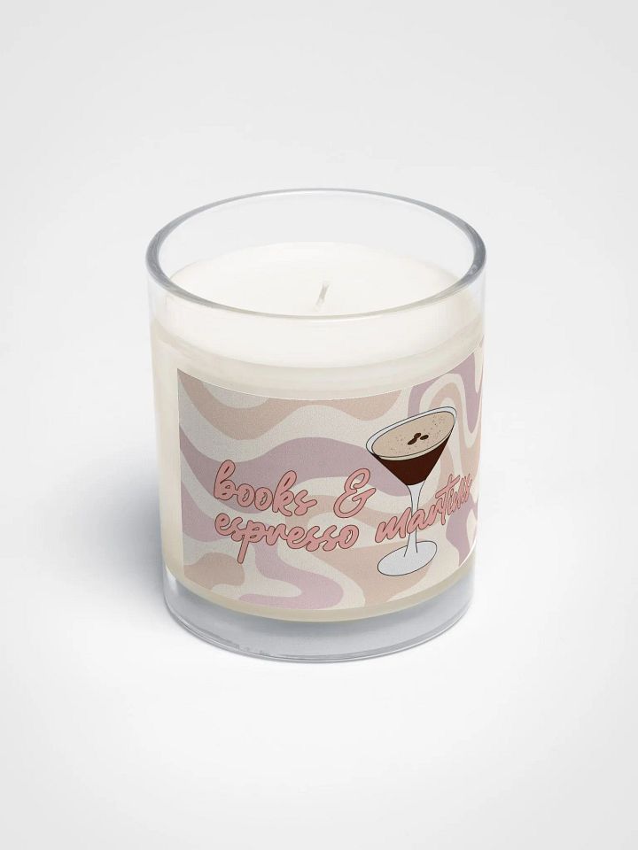 Books and Espresso Martinis Candle product image (2)