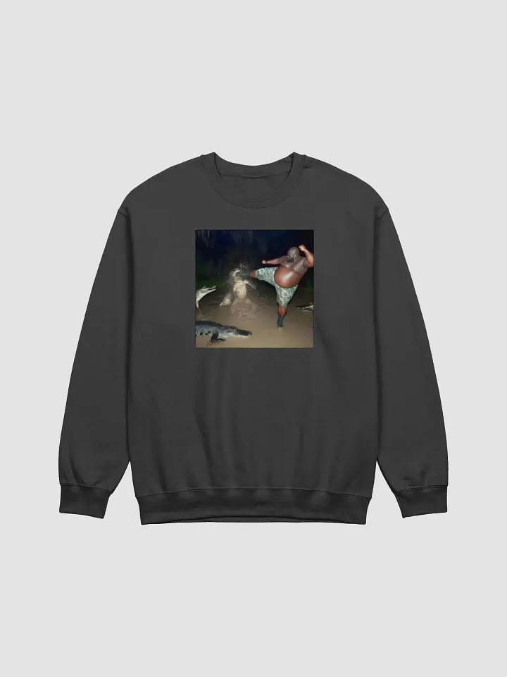 Man Kicking Alligator Sweatshirt product image (1)