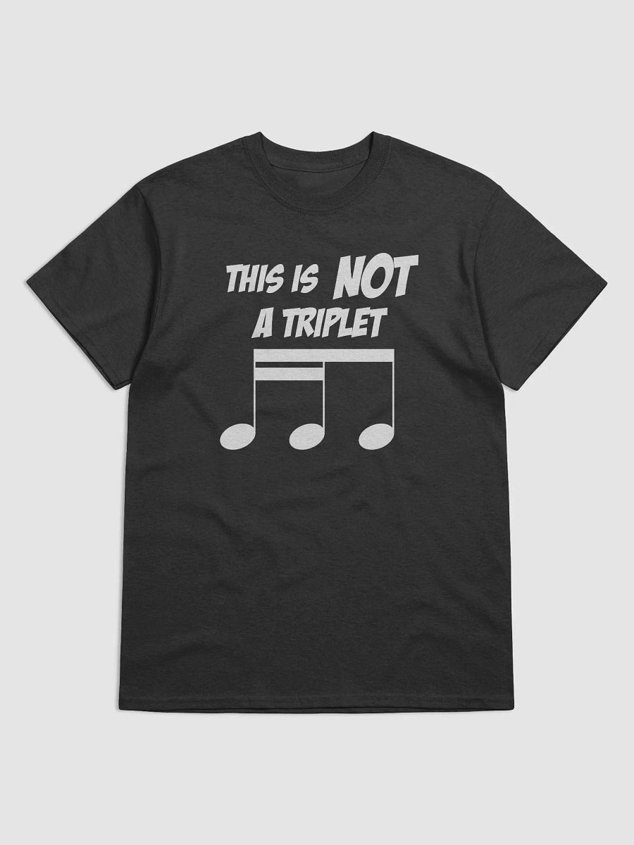 Triplet t-shirt (white text) product image (1)