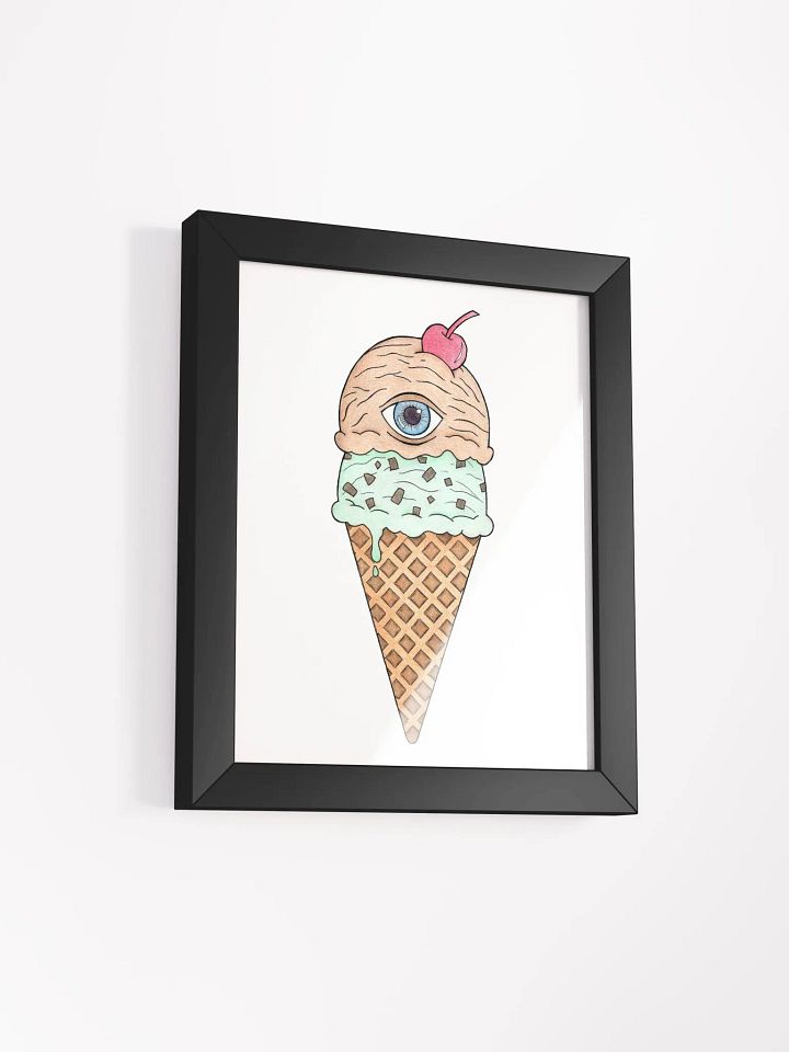 Eyece-cream framed print product image (2)