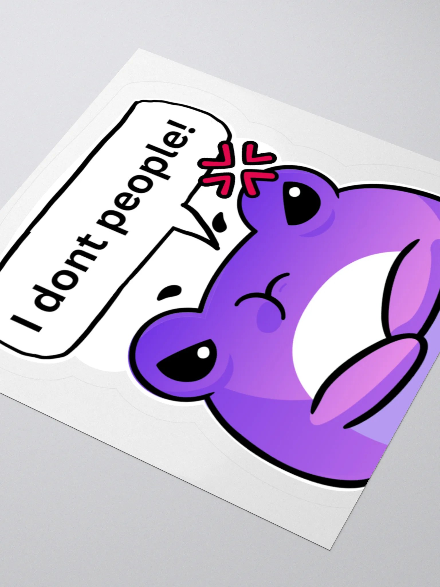 I dont people Sticker product image (9)