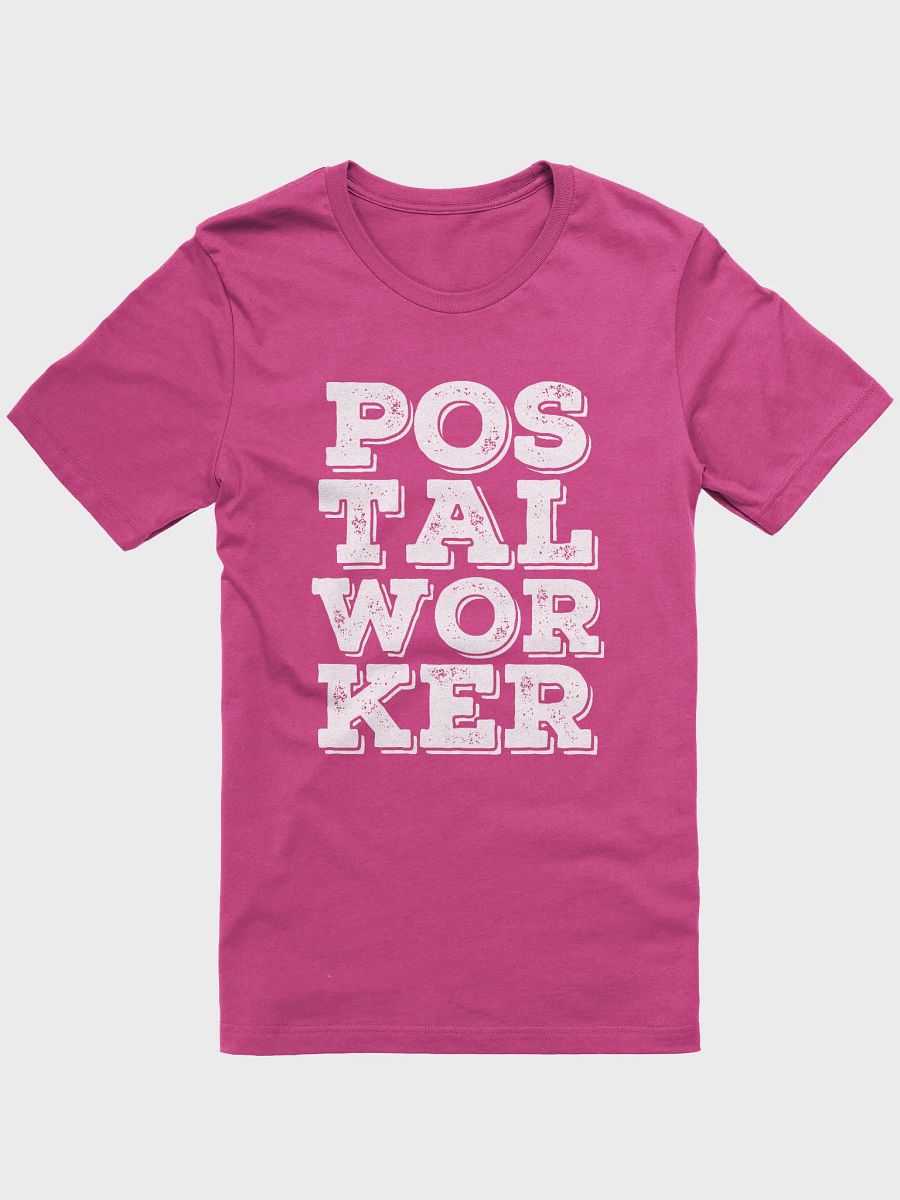 BIG LETTER POSTAL WORKER UNISEX TEE product image (7)