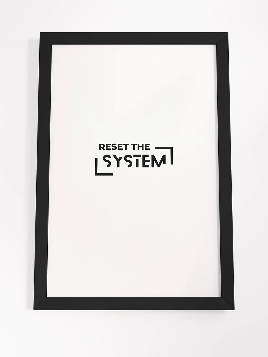 Framed matte poster reset the system product image (20)