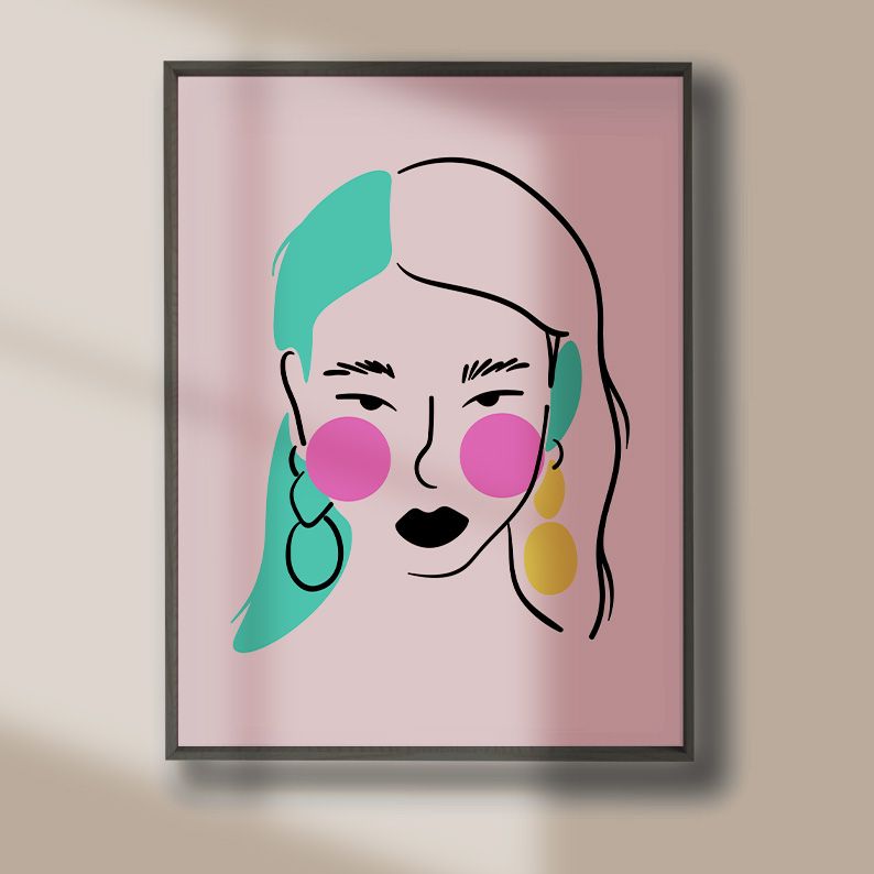 Funky Evil Eye Gallery Wall Set of 8 DIGITAL Prints product image (8)