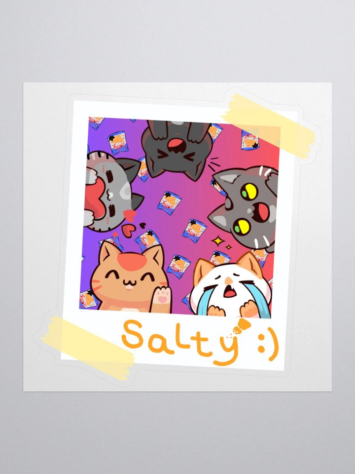 Salty Cats Polaroid Stickers product image (1)