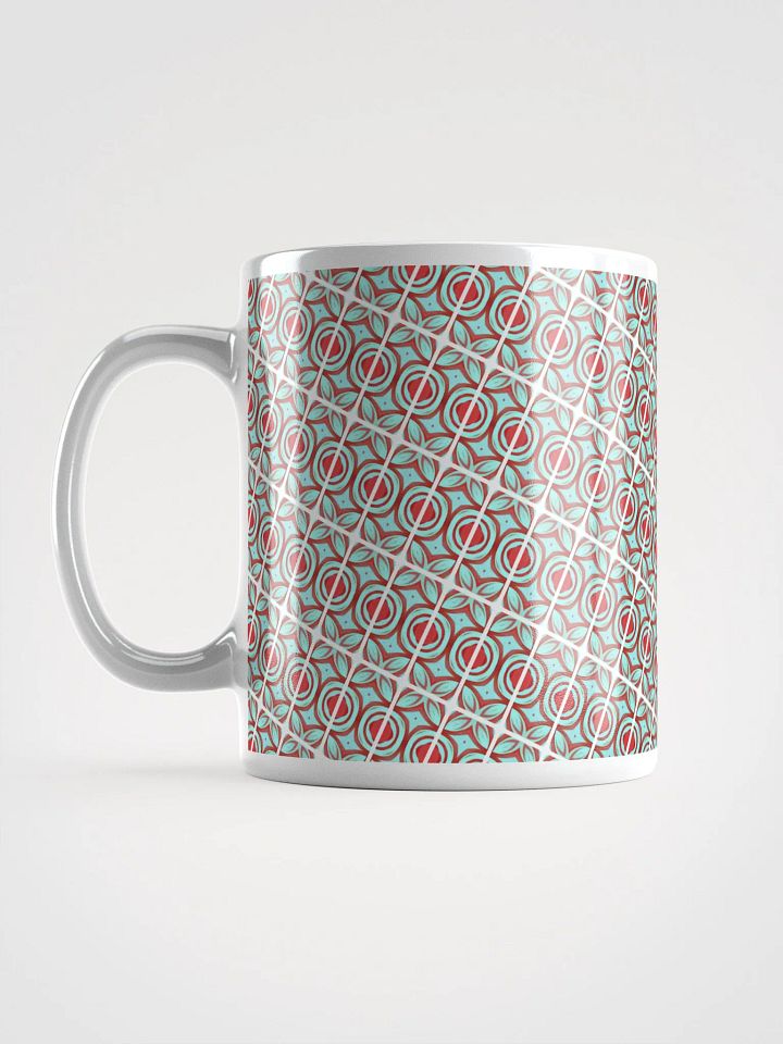Blue & Red Diagonal Ceramic Mug product image (1)