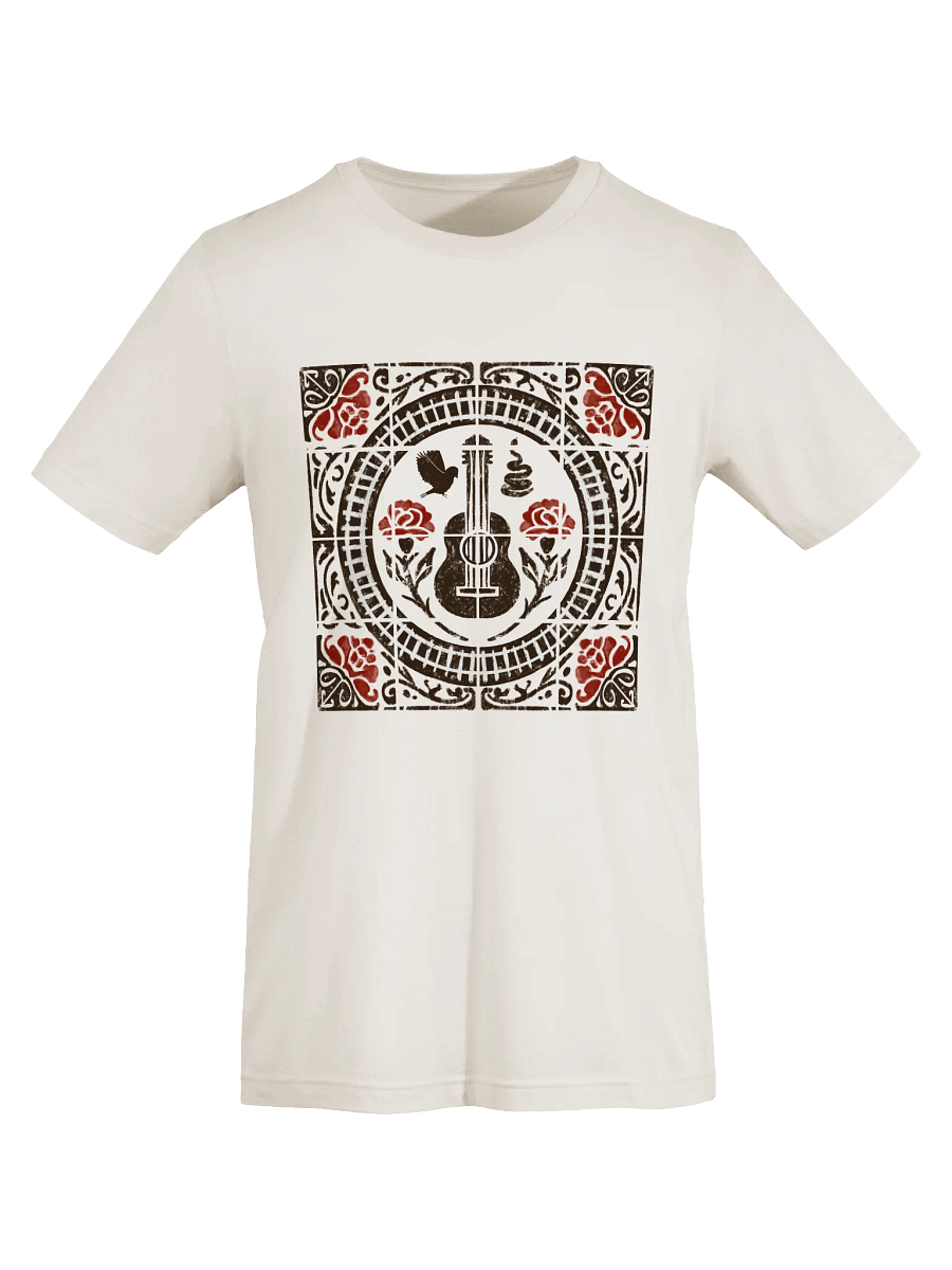 Hadestown Spanish Tile T-Shirt – Bella+Canvas Supersoft Greek Myth Broadway Tee product image (4)