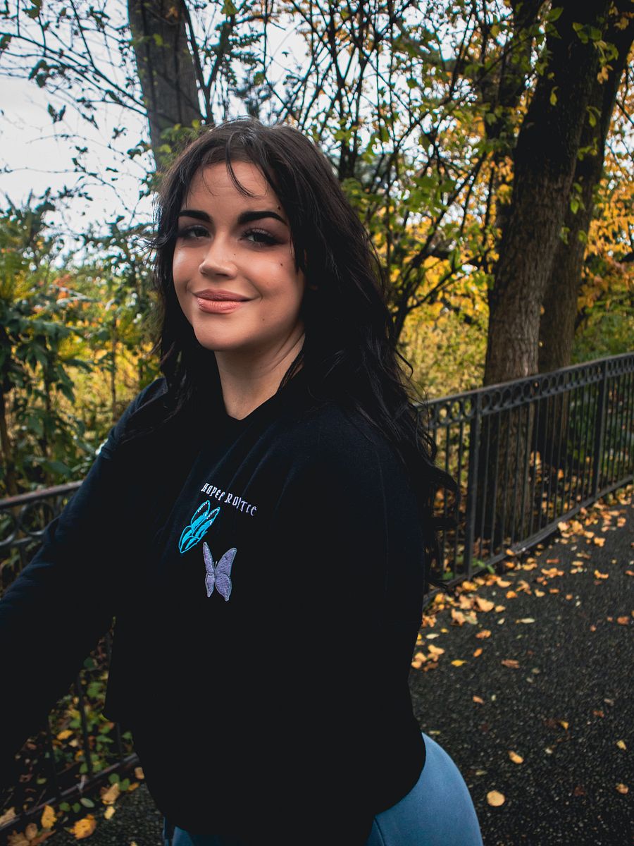 Hopeful Romantic Crop Sweatshirt product image (4)