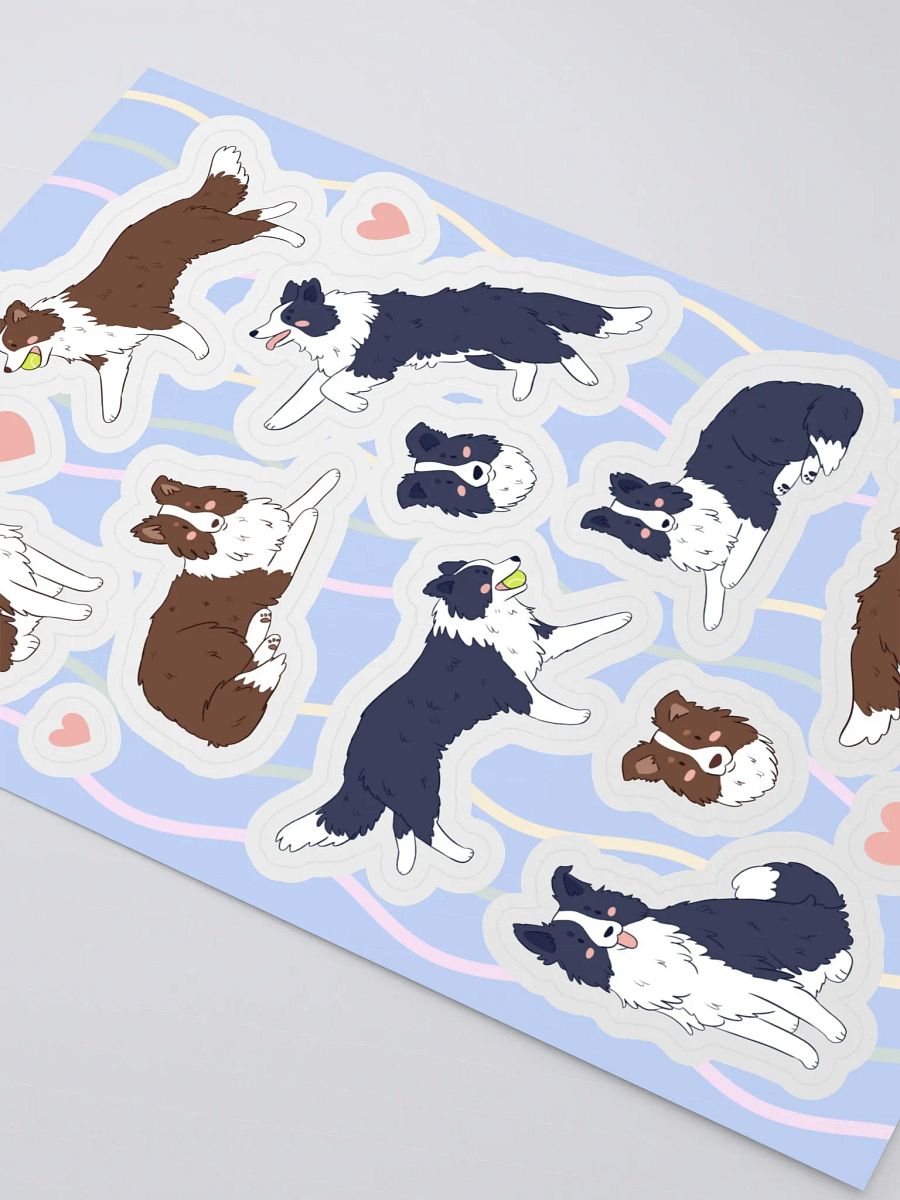 Border Collie Love Sticker Collection product image (3)