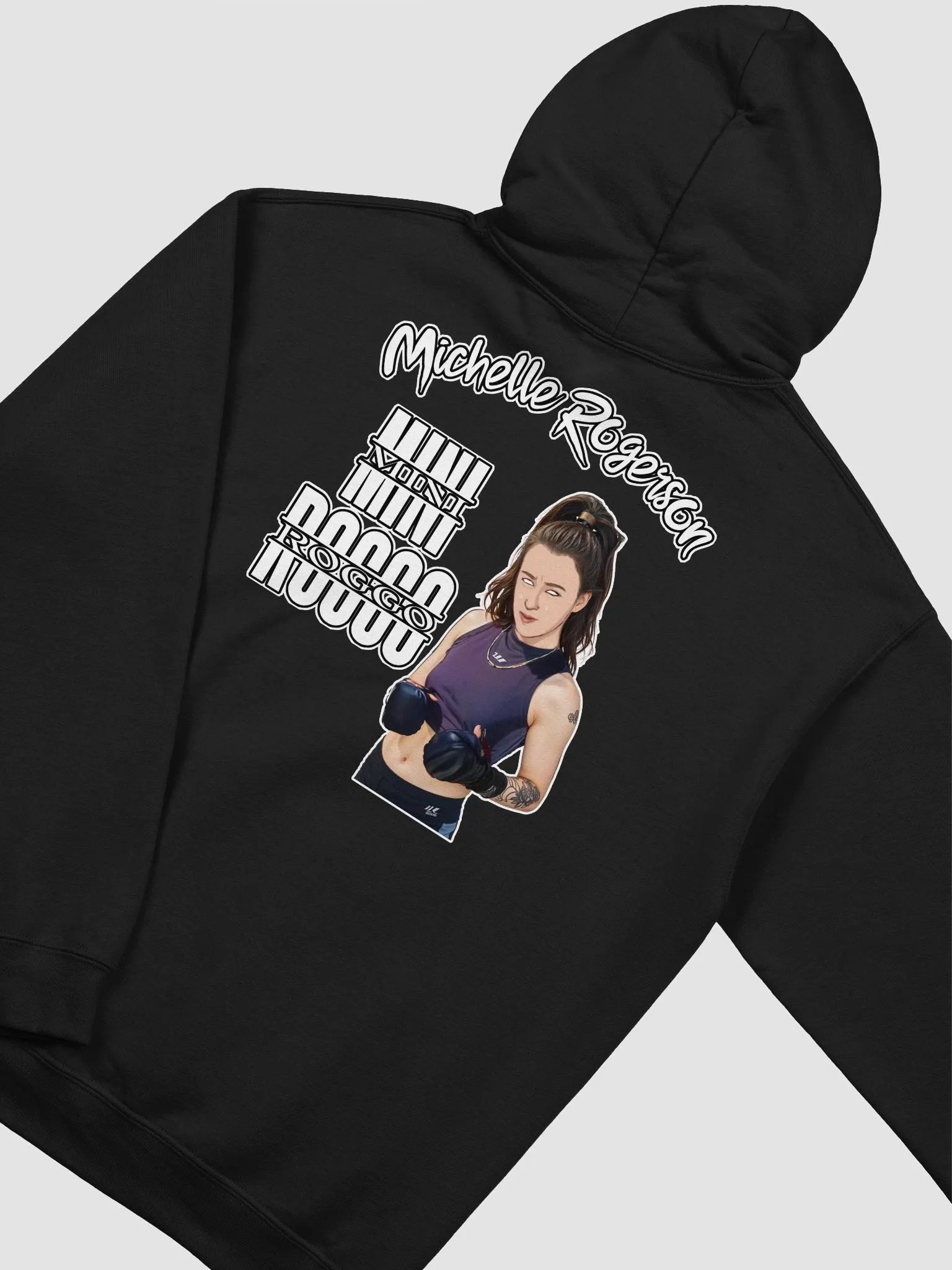 (Michelle Rogerson Back) Michelle Rogerson x Bitten Bullet Mafia - Mini Roggo Hoodie. product image (4)