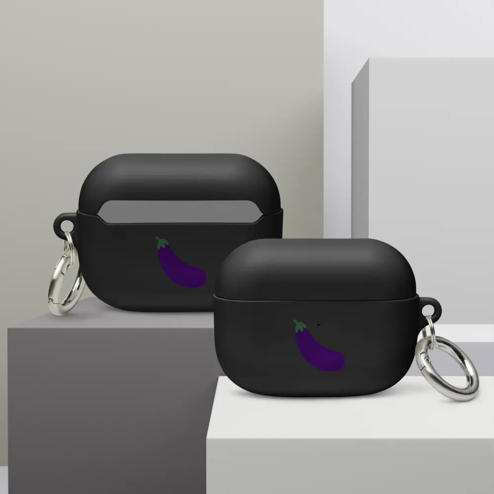I Love Eggplant AirPods Case product image (67)