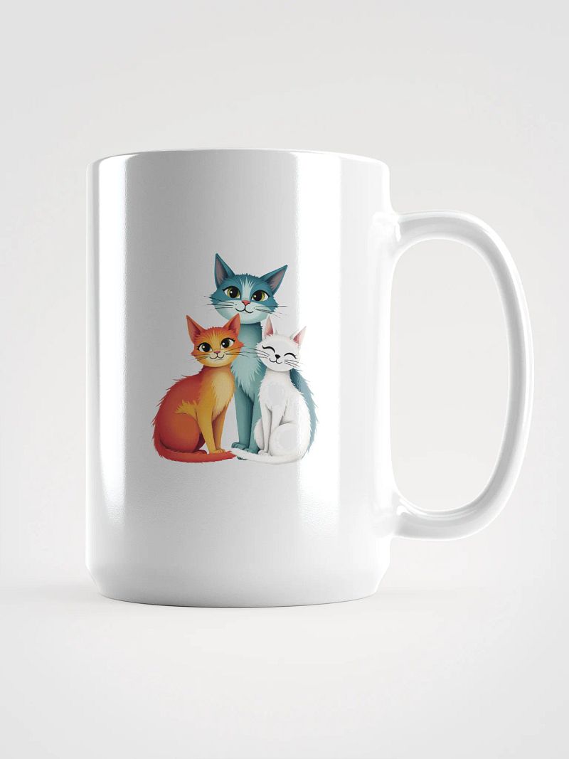 Triangular Harmony Cat Mug