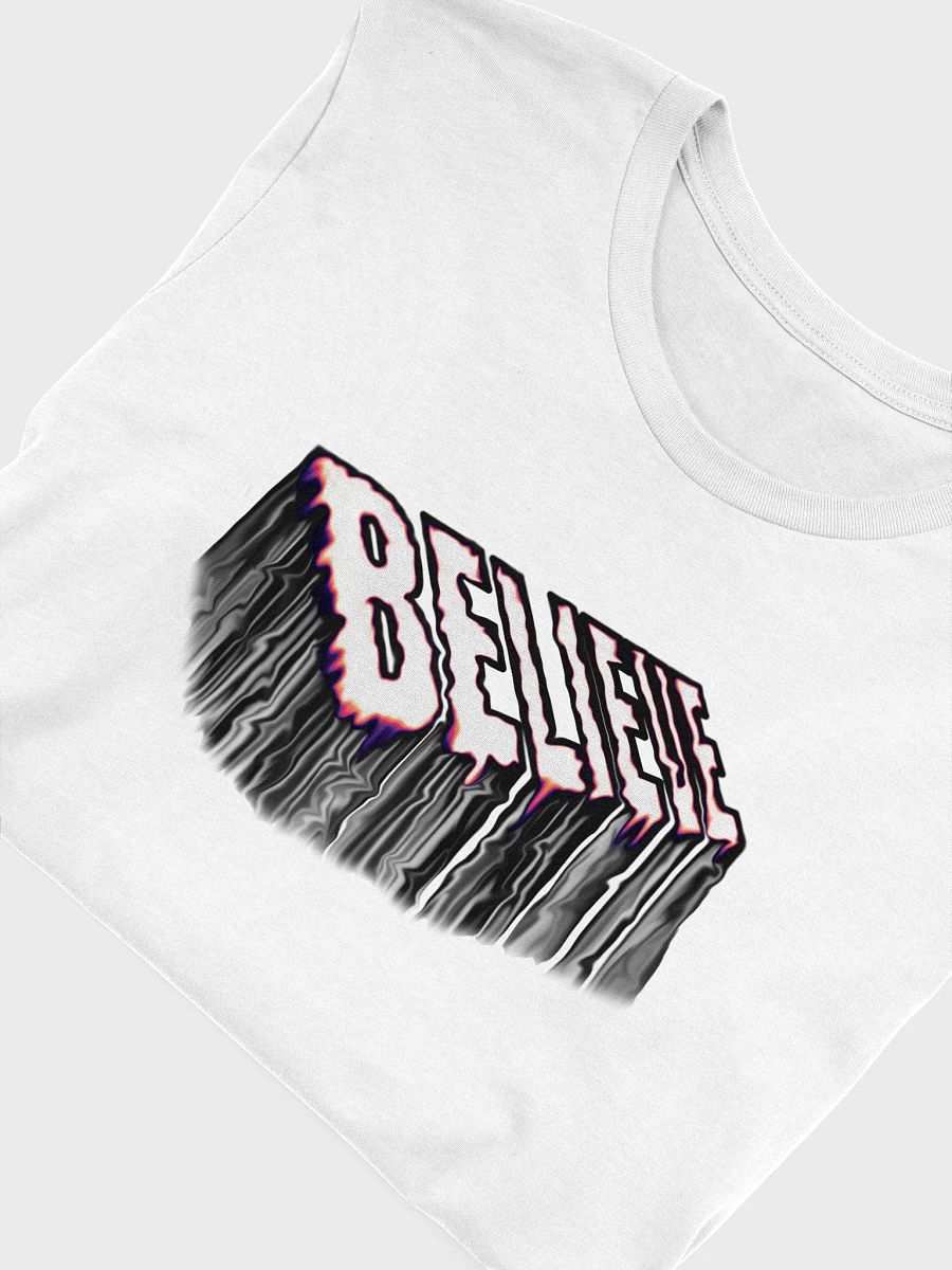 "Believe" typography t-shirt product image (24)