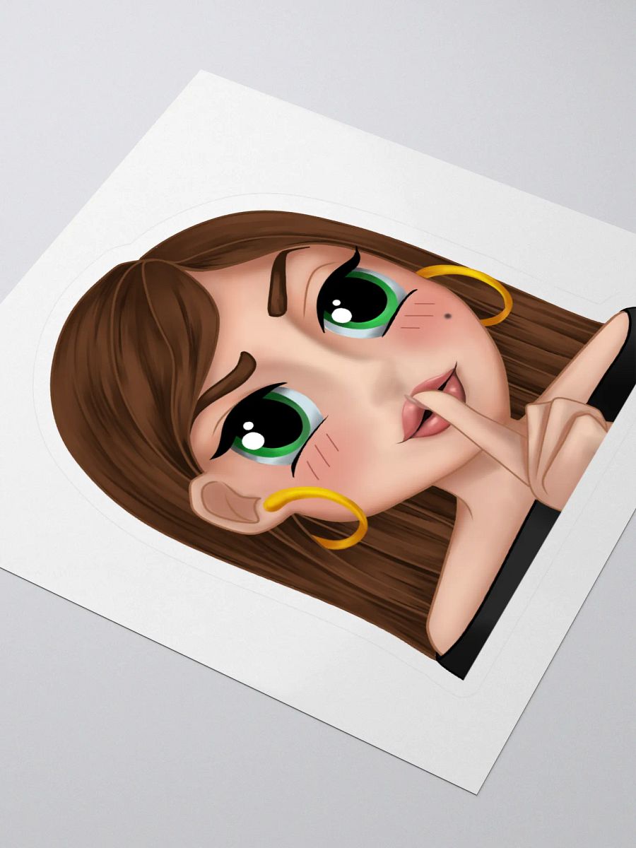 LitGirl Shush Emote Sticker product image (3)