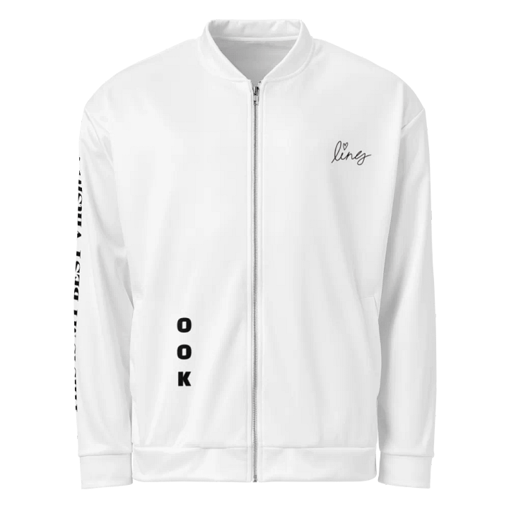 Lingling Kwong White Unisex Bomber Jacket product image (1)
