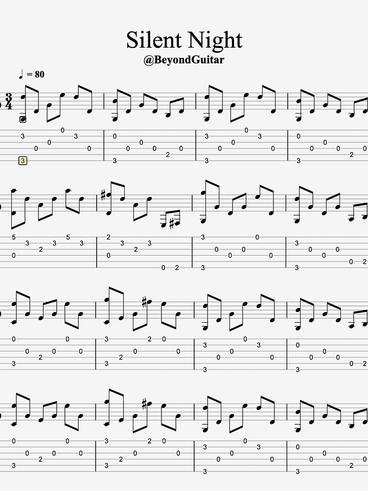 Christmas Songs for Classical Guitar product image (1)
