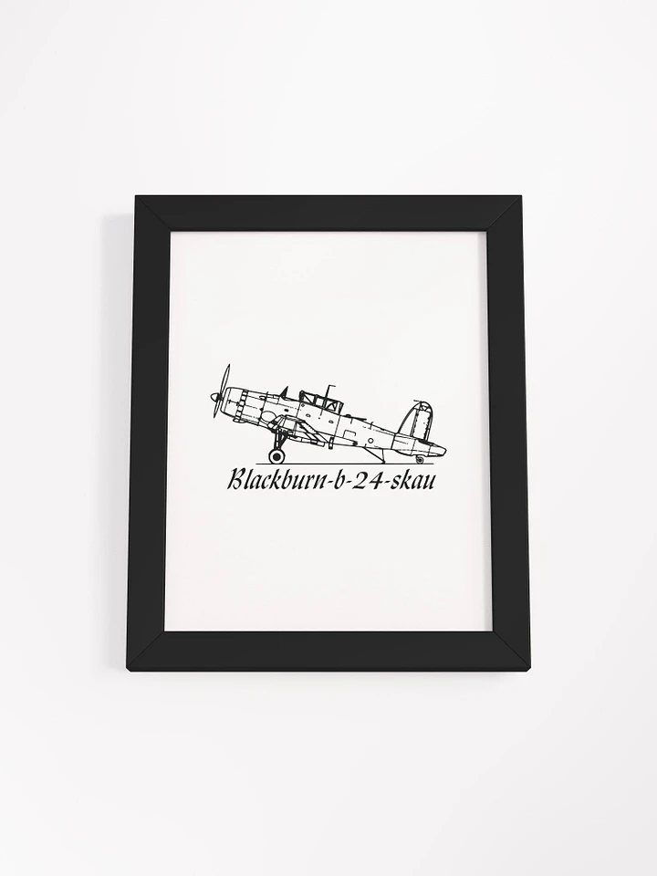 Blackburn b 24 skau Aircraft. Vibrant Matte Wood-Framed Poster product image (4)