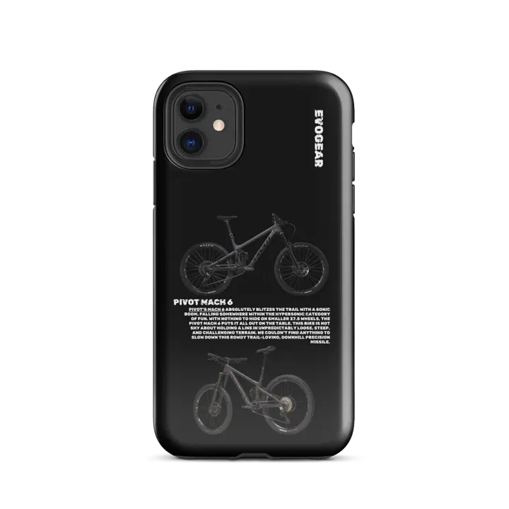 Black Pivot Mach 6 iPhone Case product image (2)