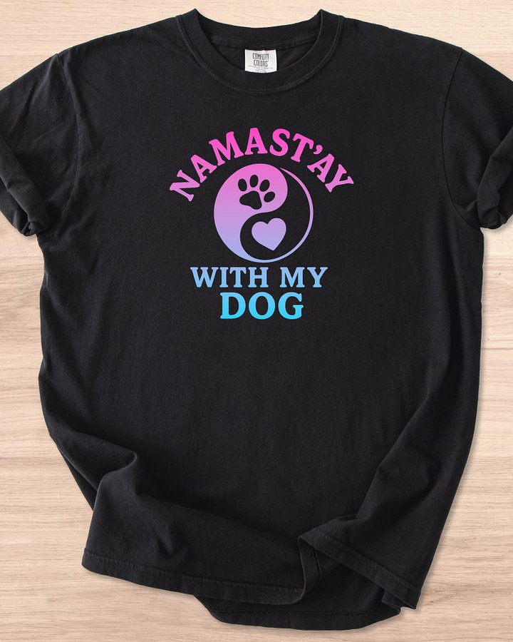 Namast'ay with My Dog Tee product image (5)