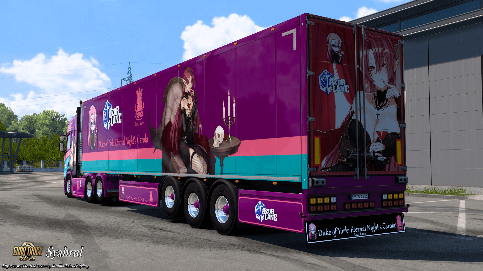 [ETS2] HMS Duke of York (Eternal Night's Carola) - Azur Lane [Combo Skin] product image (4)