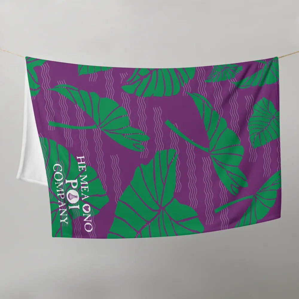 He Mea Ono Poi Throw Blanket product image (9)