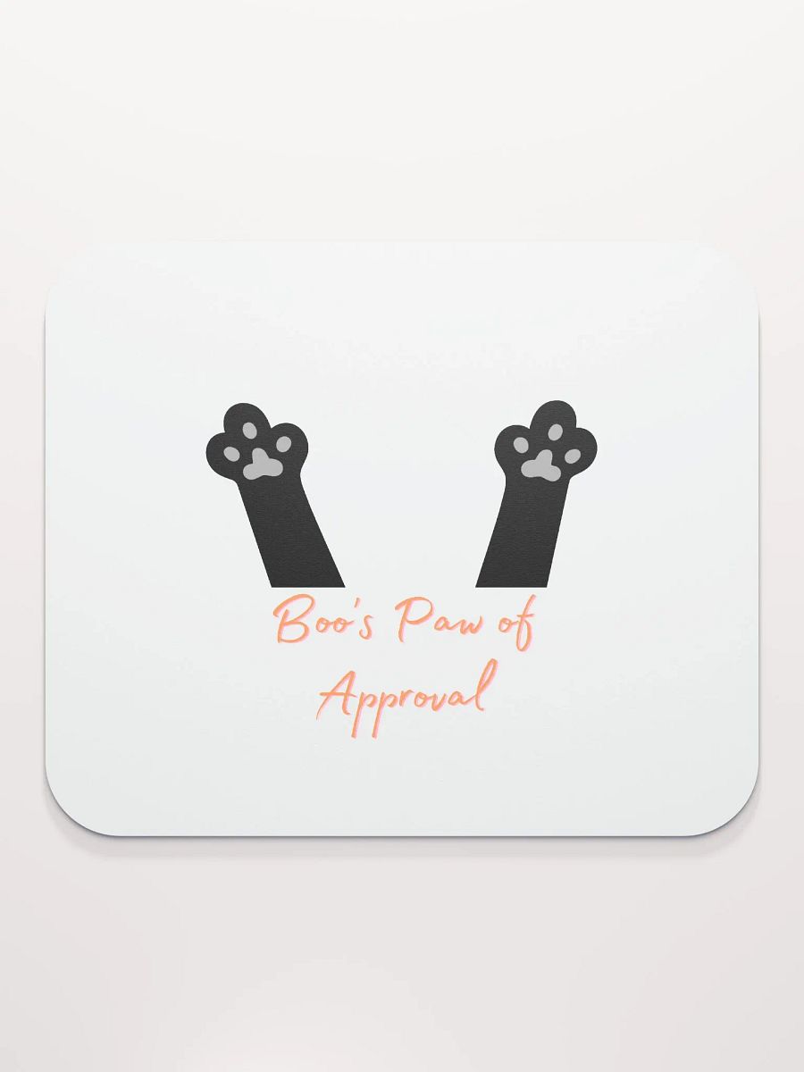 Boo's Paws Of Approval Classic Mouse Pad. product image (2)