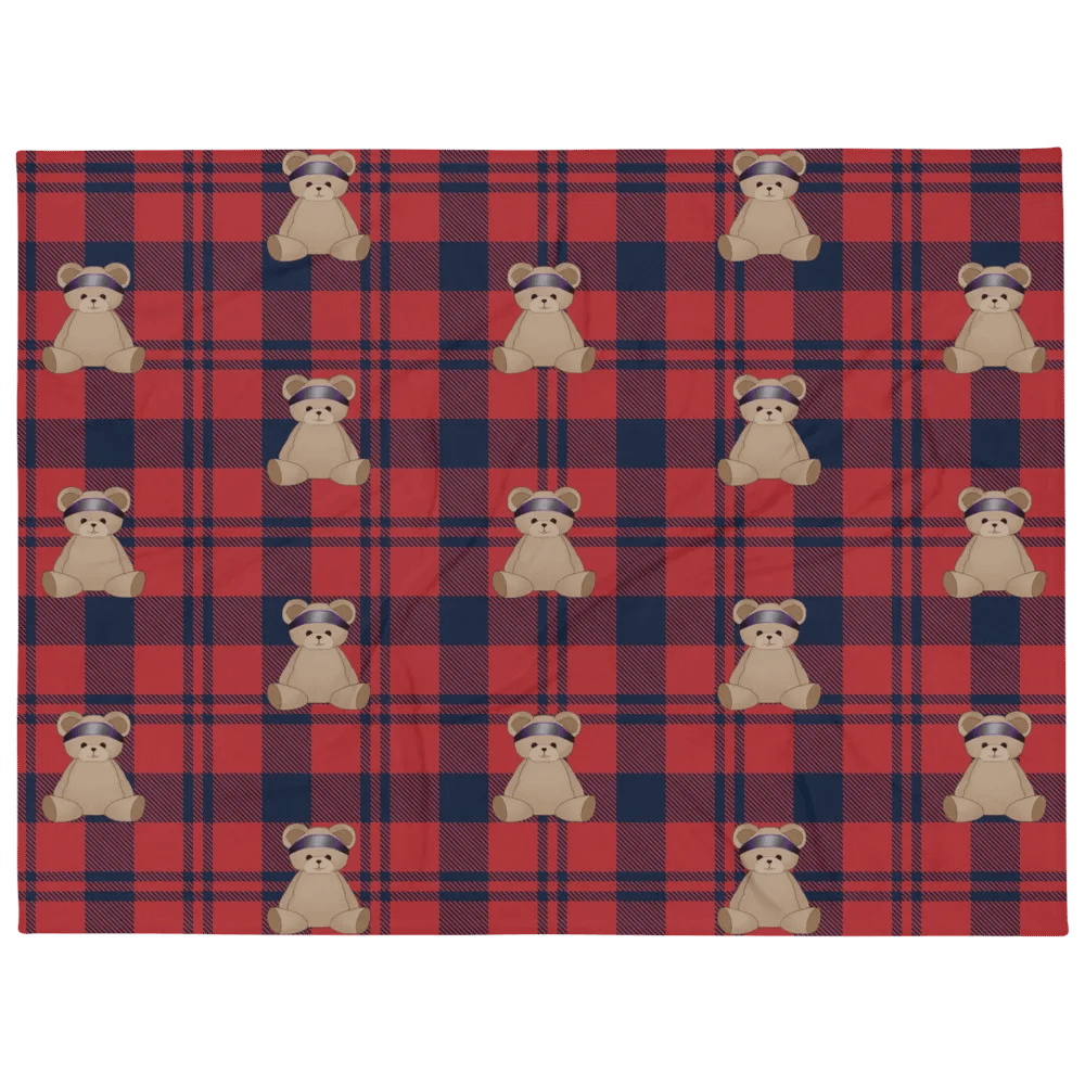 Plaid Bear Blanket product image (1)