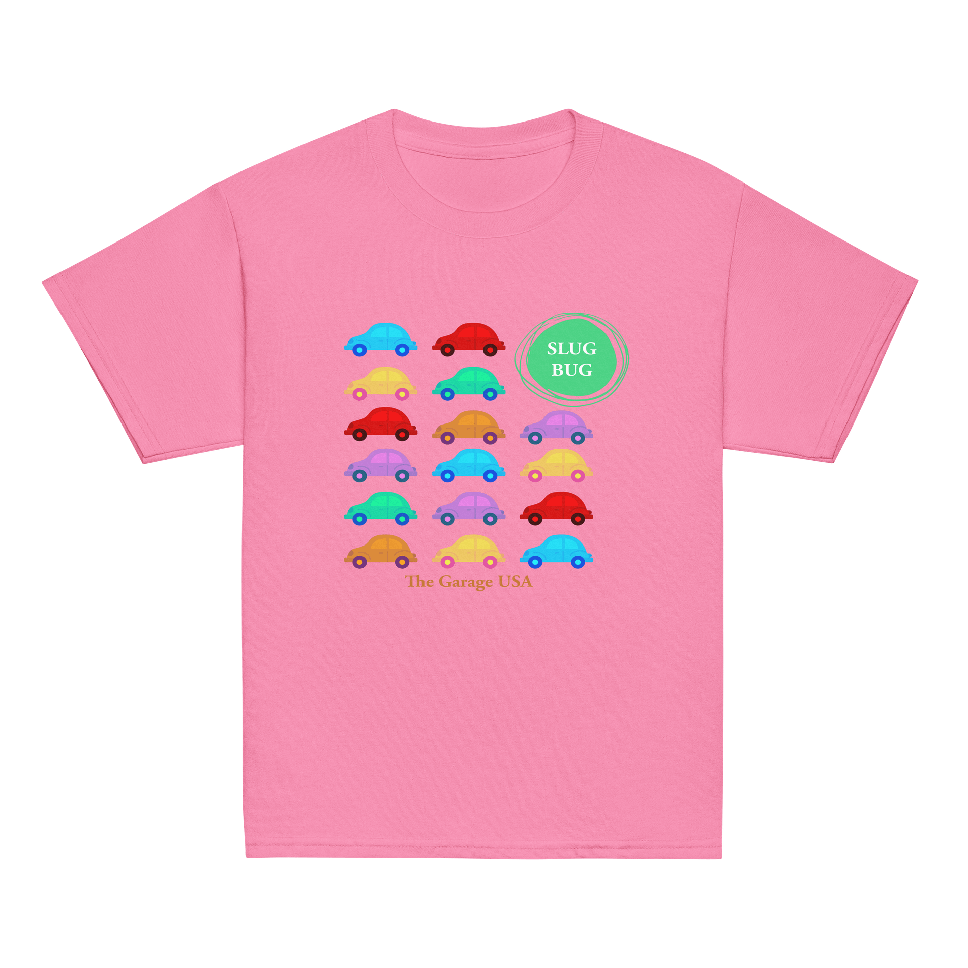 Slug Bug Multi-Colored T-Shirt (Kids Tee) product image (23)