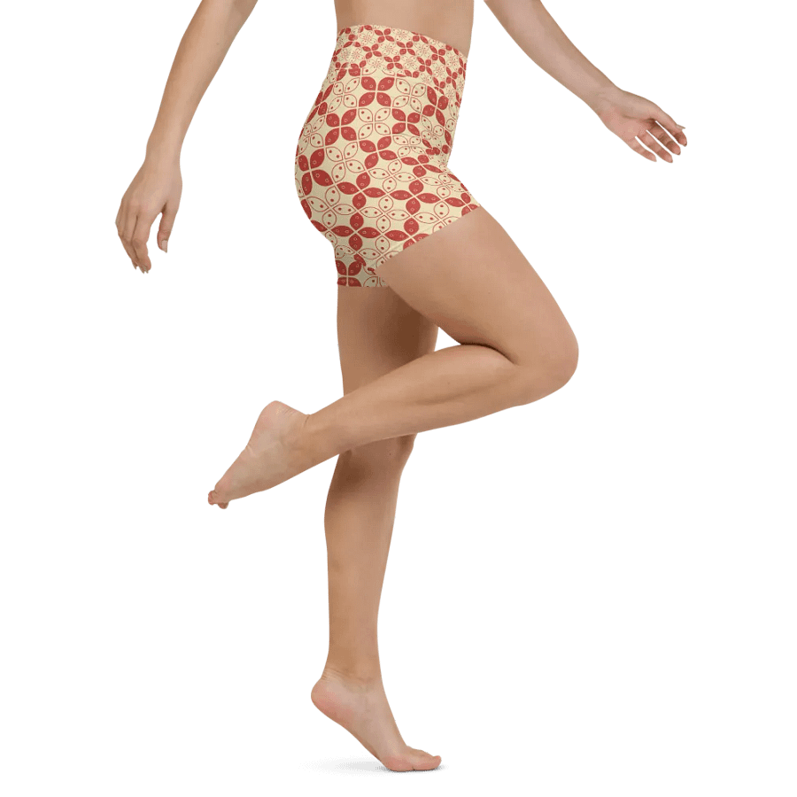 Batik Kawung Yoga Shorts product image (6)