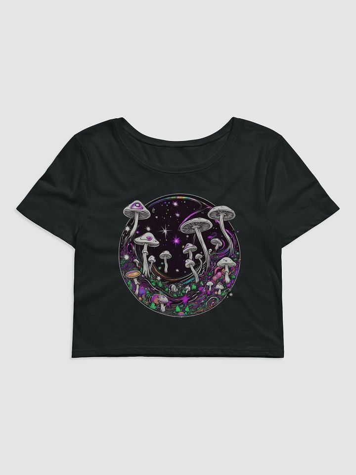 Psychedelic Mushrooms In Space Crop Top product image (1)