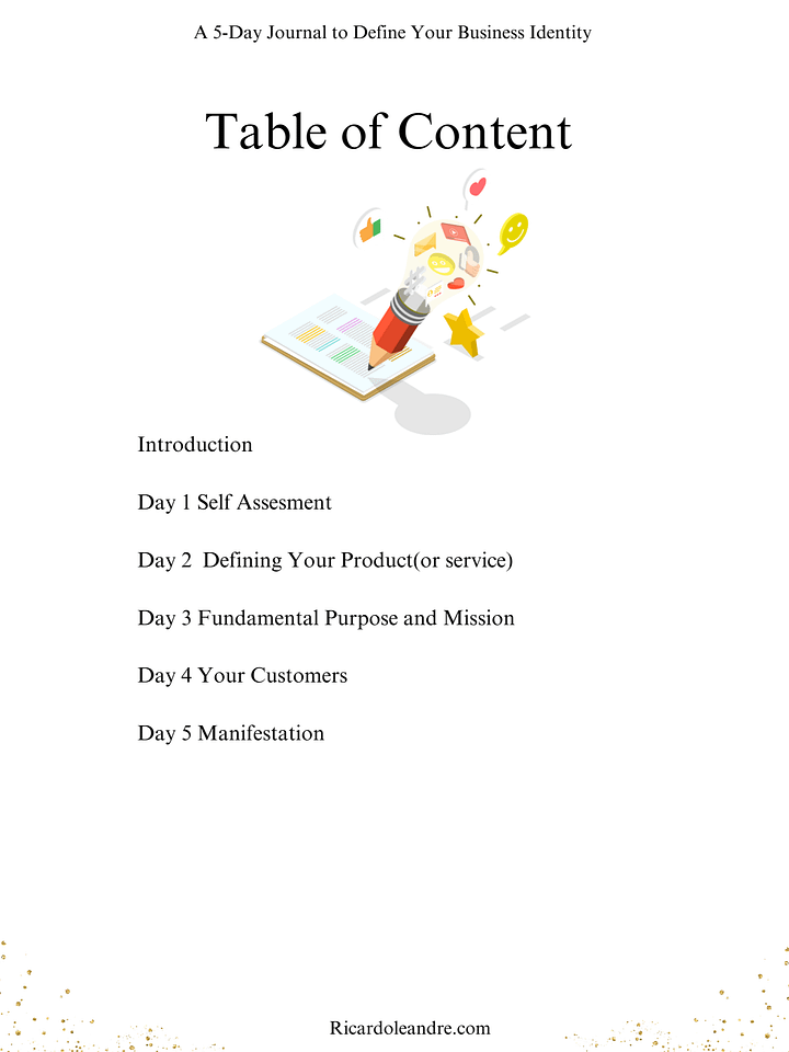 Discover Your Brand’s Essence: A 5-Day Journal to Define Your Business Identity product image (2)