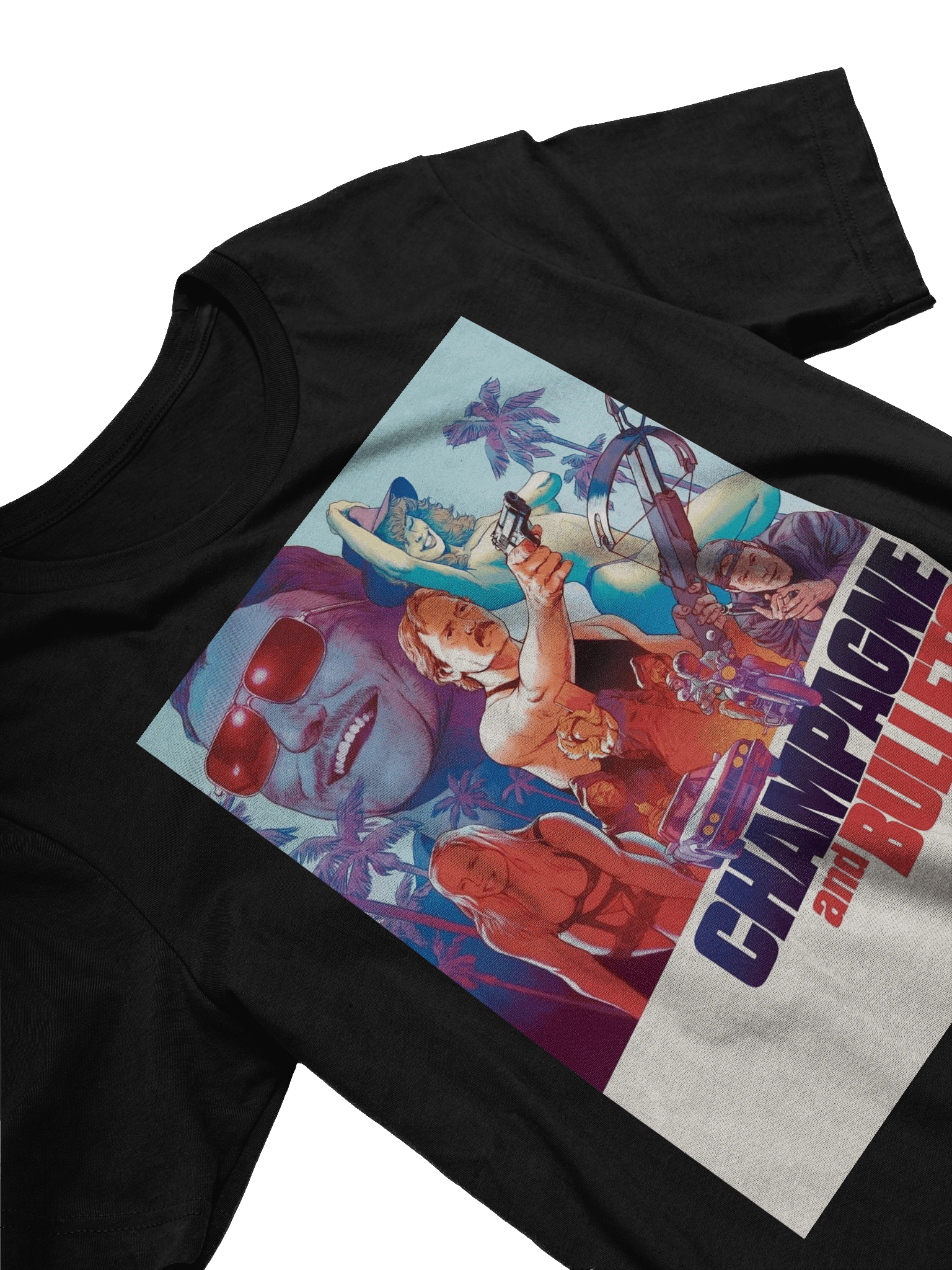 T-Shirt Femme - Champagne & Bullets product image (3)
