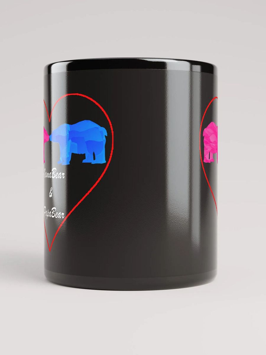 Mama & Papa Bear Black Glossy Mugs product image (10)