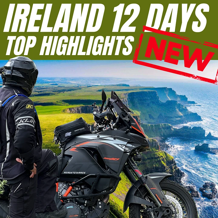 IRELAND 12-DAY TOP HIGHLIGHTS TOUR, 4900 km, Tour Book & GPX Data product image (1)