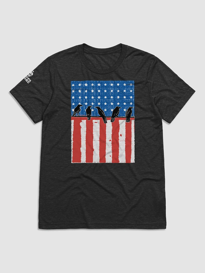 American crows tri-blend T-shirt product image (1)