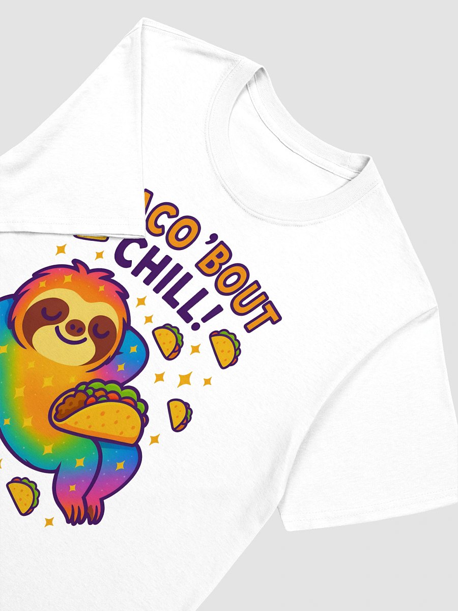 Taco ’Bout Chill – Funny Sloth Taco T-Shirt | Sloths Having Snacks Collection product image (3)