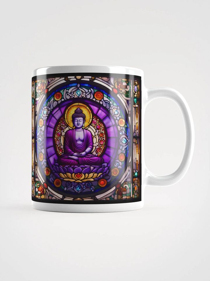 #006 Amethyst Tara Buddha Stained Glass Mug product image (1)