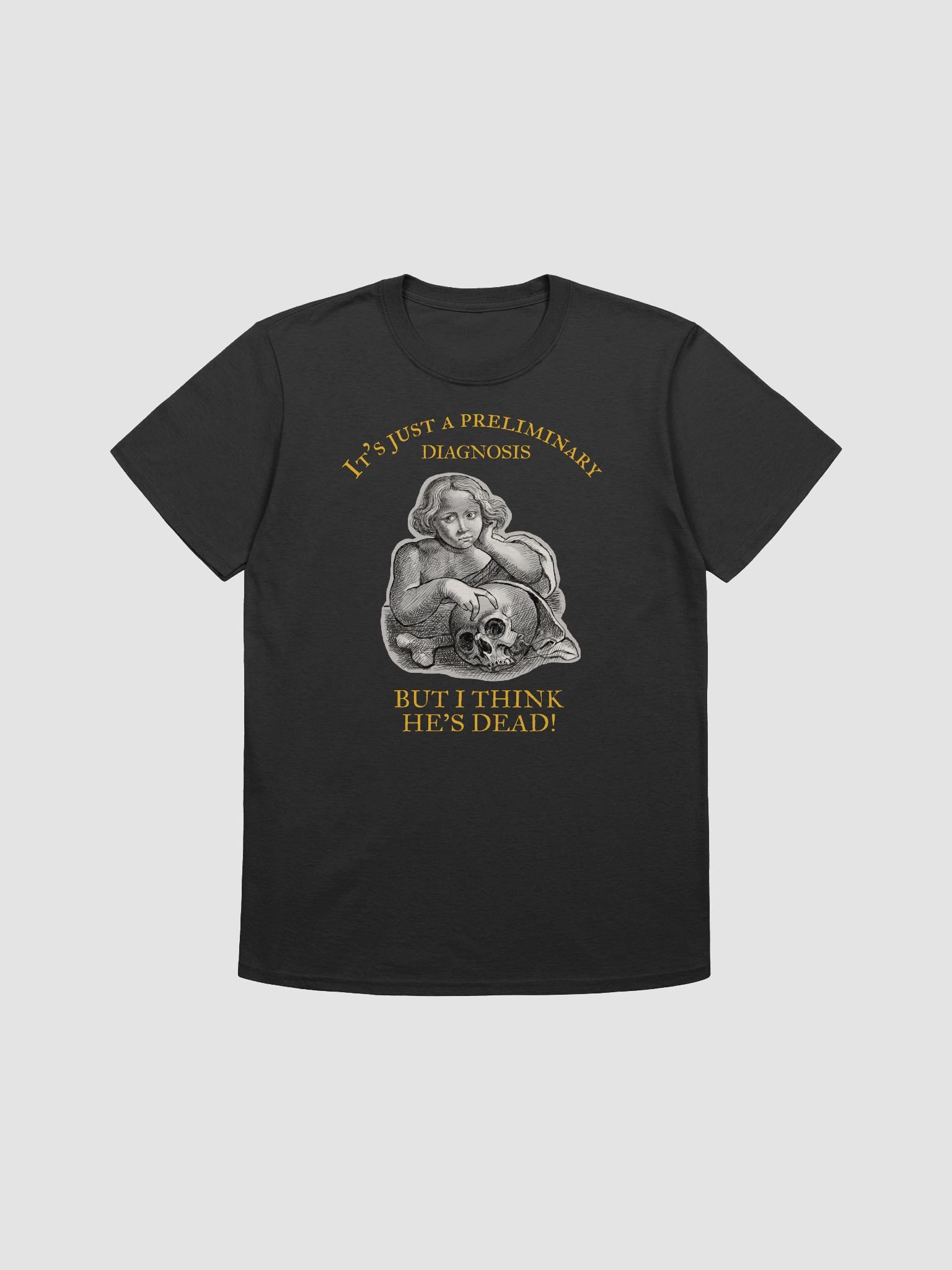 Funny vintage-inspired medical engraving Unisex Tee product image (1)