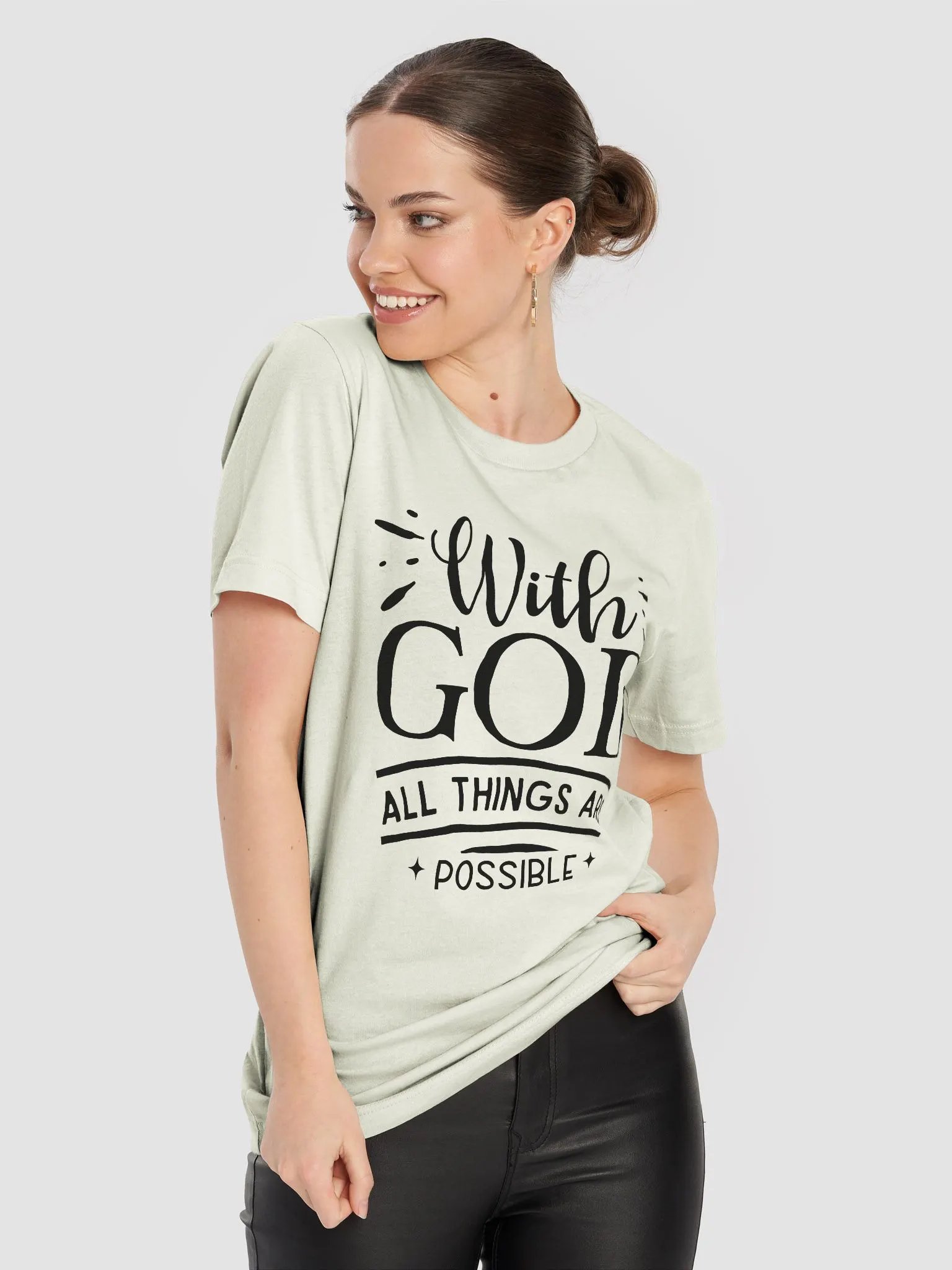 With God all things are possible | Christian| Faith | Inspirational product image (84)