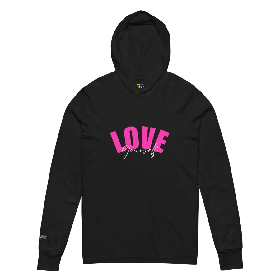 Love Yourself Hooded Long Sleeve Tee product image (8)