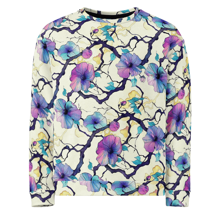 Whimsical Garden All-Over Print Sweatshirt product image (1)