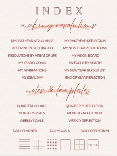 🌟 The Ultimate New Year’s Resolution Planner product image (2)