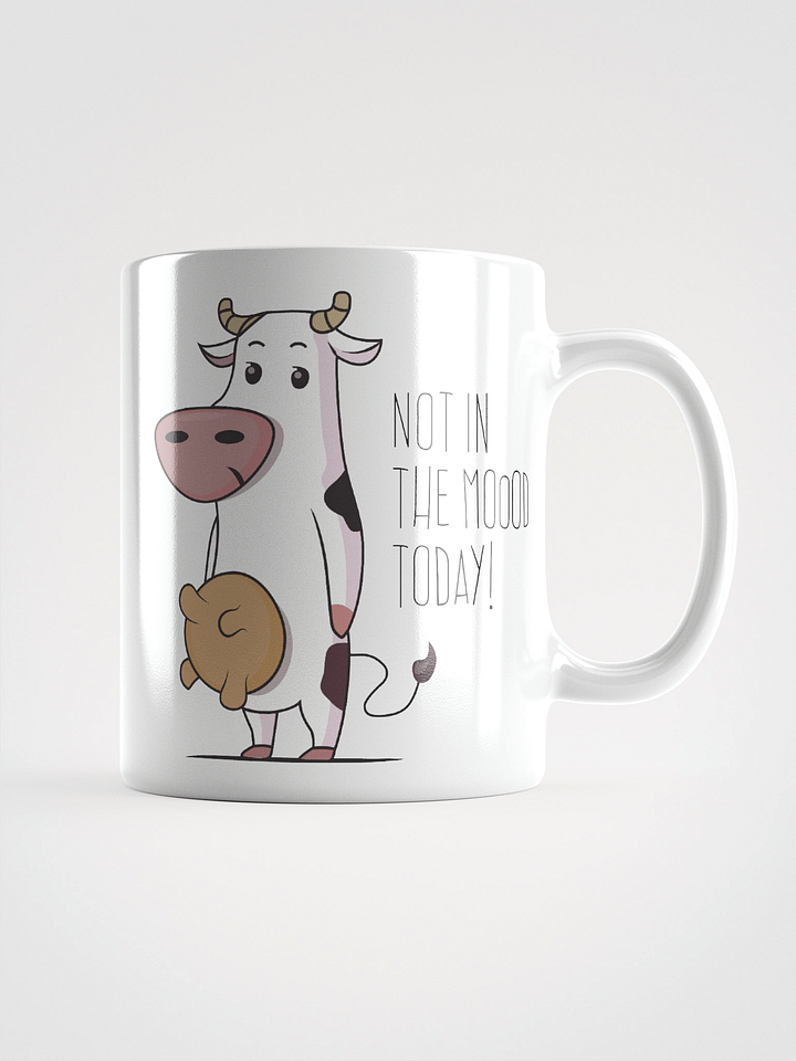 🐮 Not in the Mood Today – Moody Cow Mug product image (1)