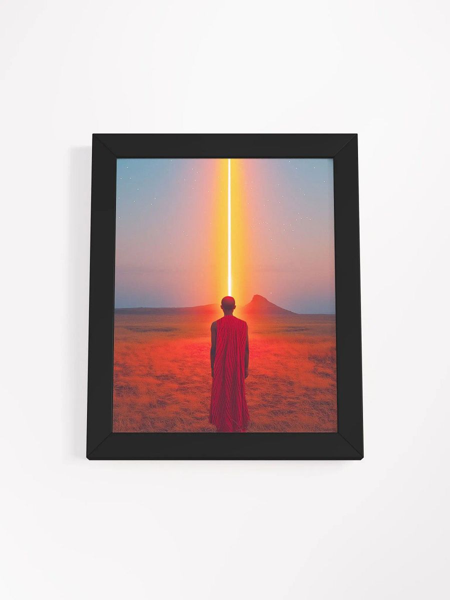 Guided by the Cosmic Light | Framed High-Quality Matte Poster product image (1)