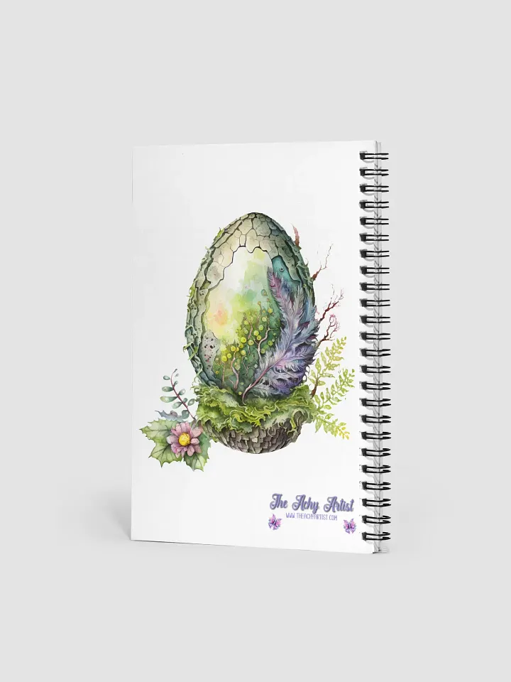 Whimsical Botanical Egg Spiral Notebook product image (2)