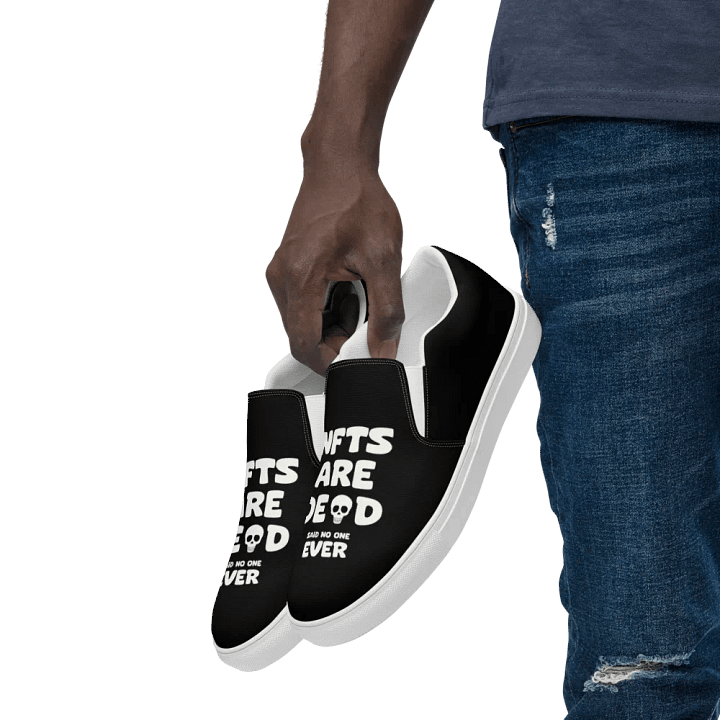 NFTS ARE DEAD SAID NO ONE EVER SLIP-ONS product image (2)