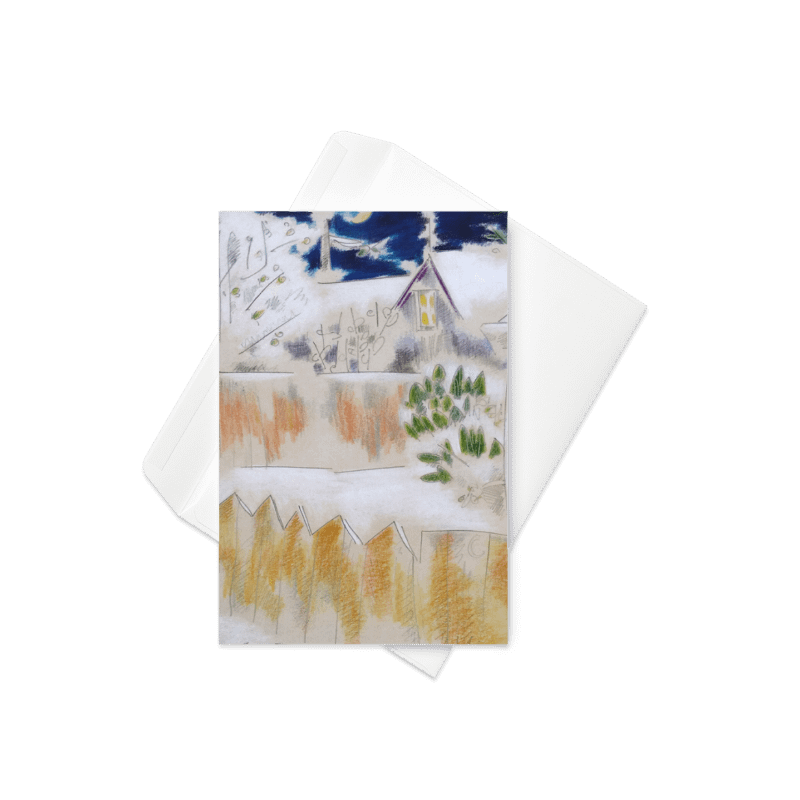 Snowy Fences Holiday Card product image (13)