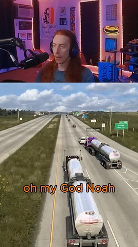 My Friend is the biggest Hazard on the road Just a sneek peak at Chaos Trucking every thursday at 7:30pm CST on my twitch. cr...