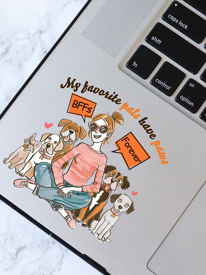 My Favorite Pals Have Paws Dog Lover Sticker product image (1)